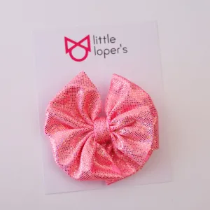 Pink Spring Shimmer Bow