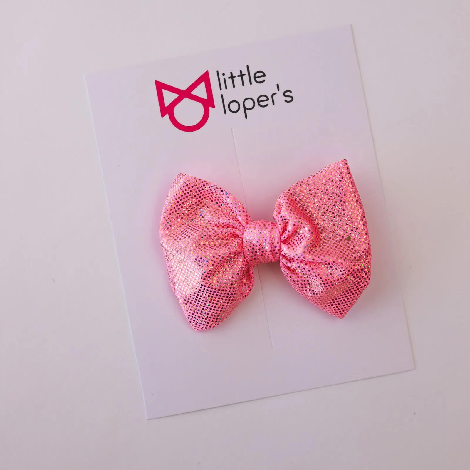 Pink Spring Shimmer Bow