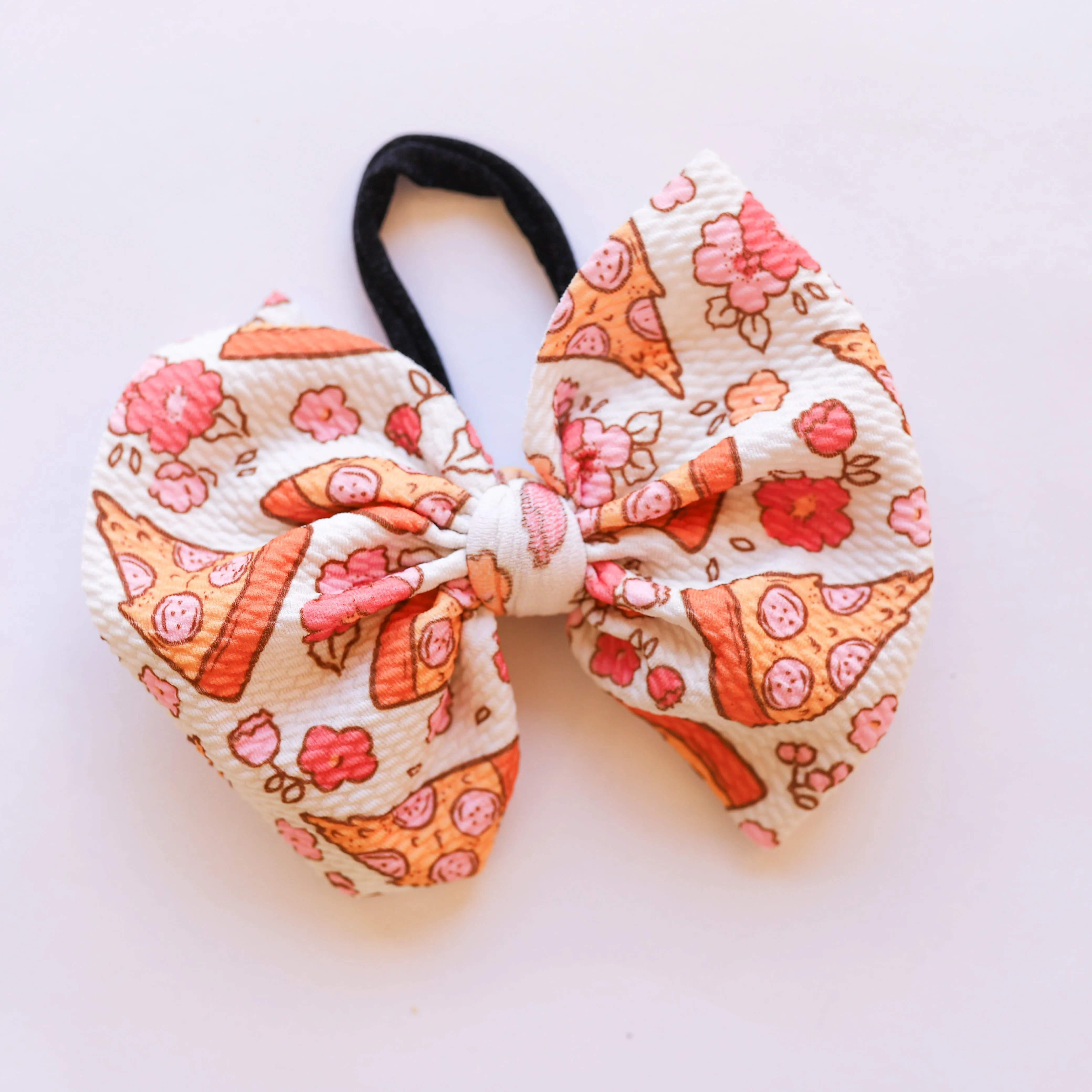 Pizza Party Bow