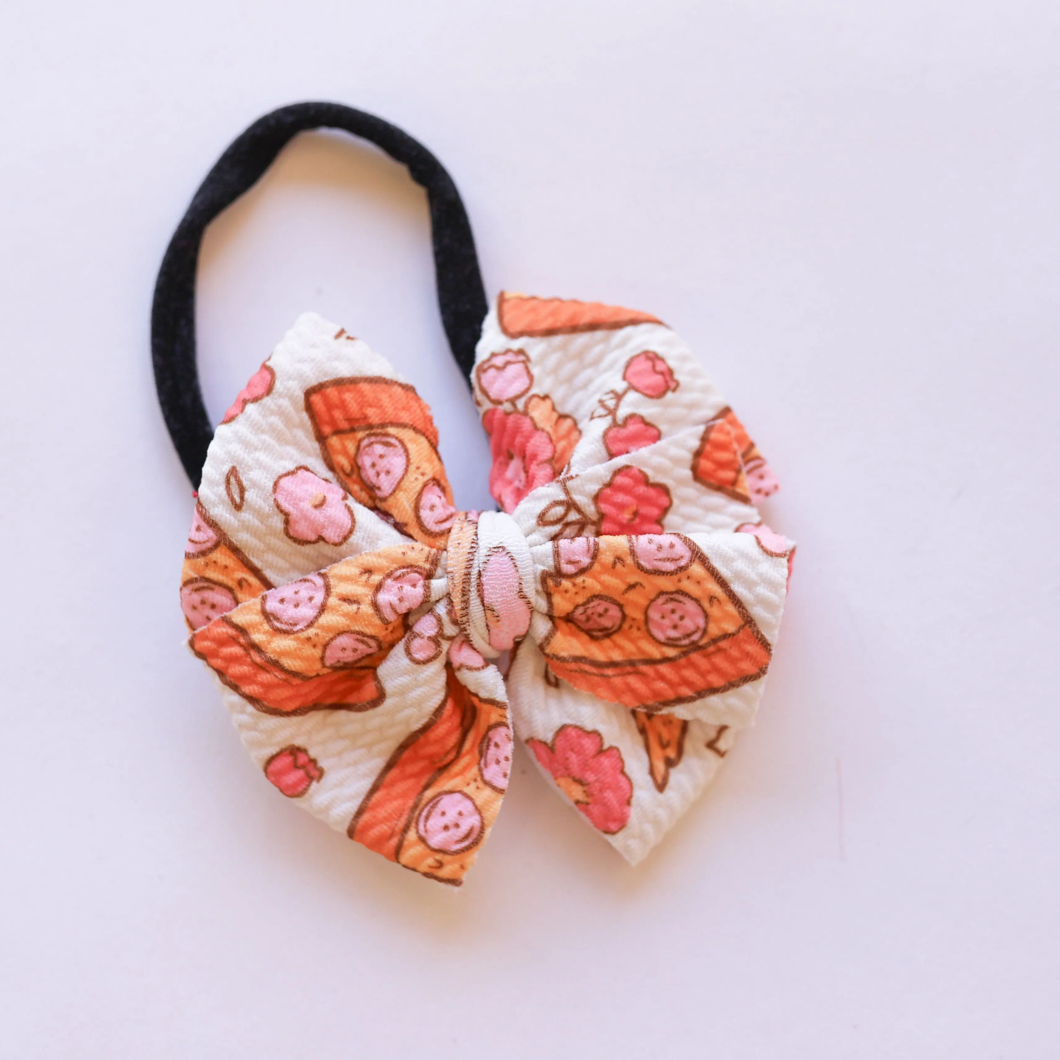 Pizza Party Bow