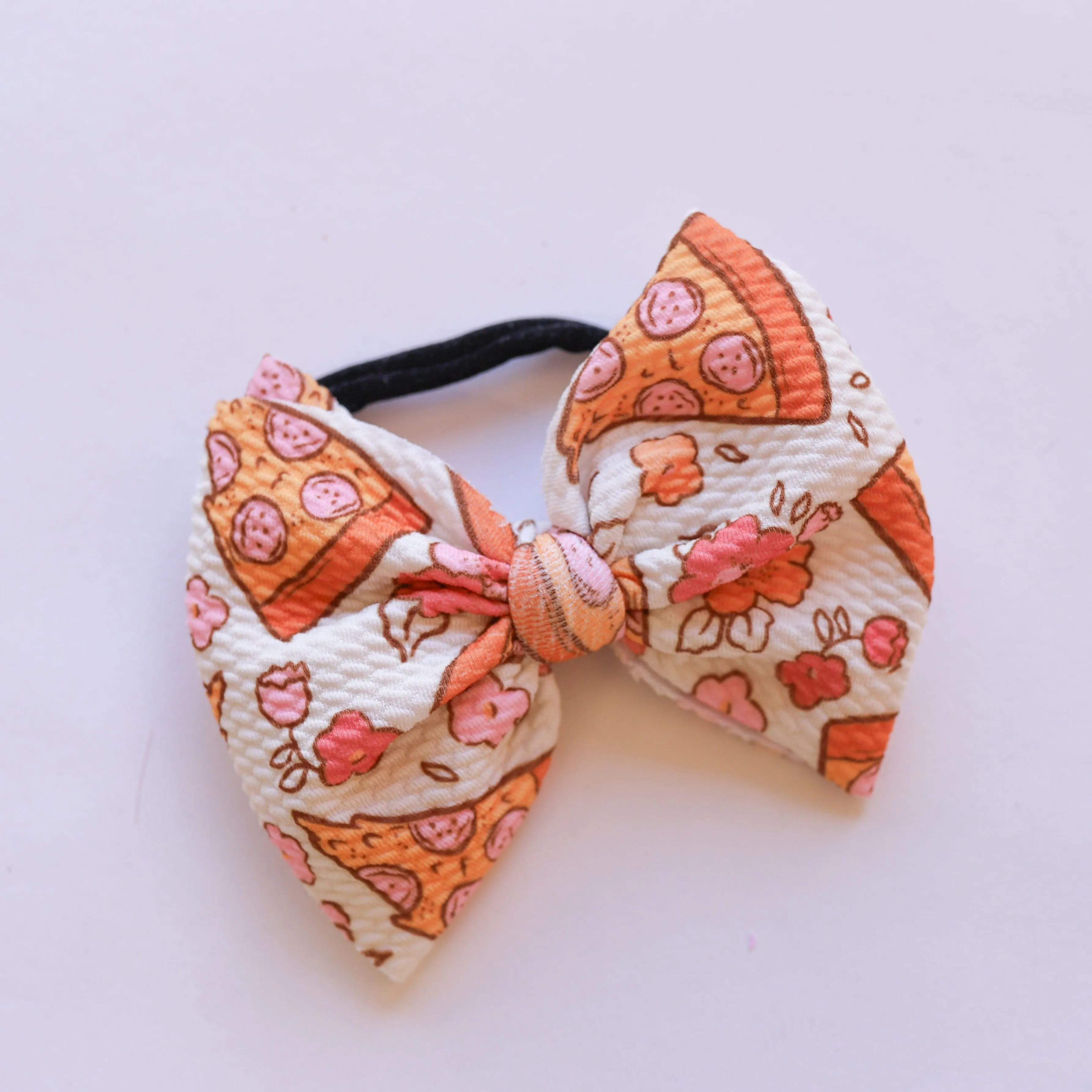Pizza Party Bow