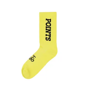 Points Sport Socks [Custom Dyed] - Lemon