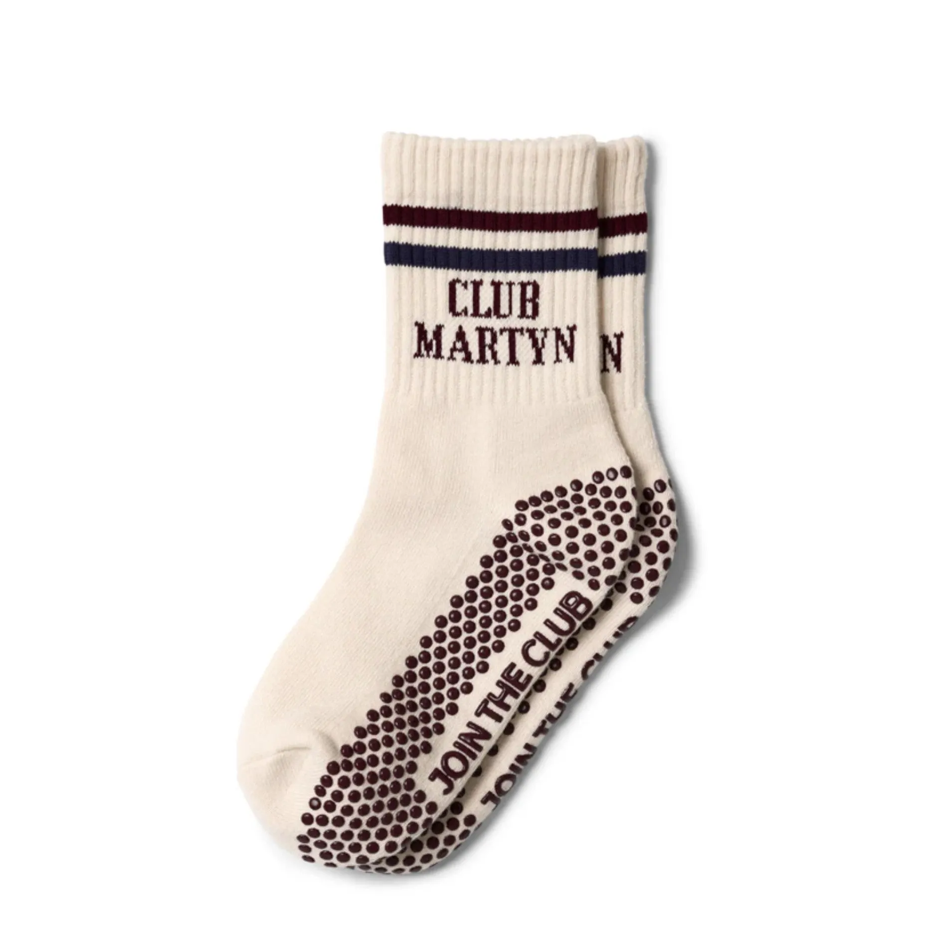 Signature Crew Grip Socks - Stripe - (Barre / Pilates)