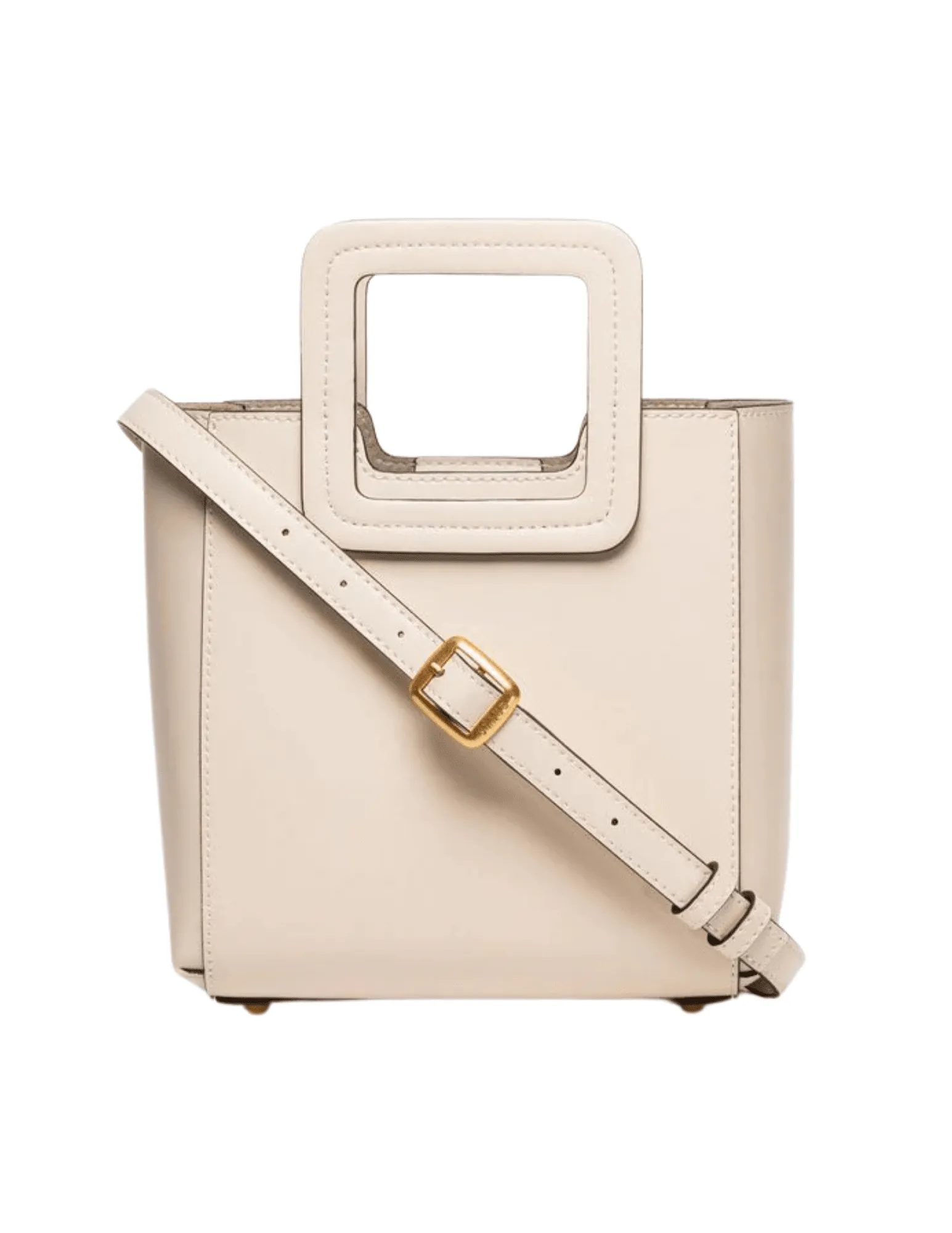 STAUD Mini Shirley Leather Bag