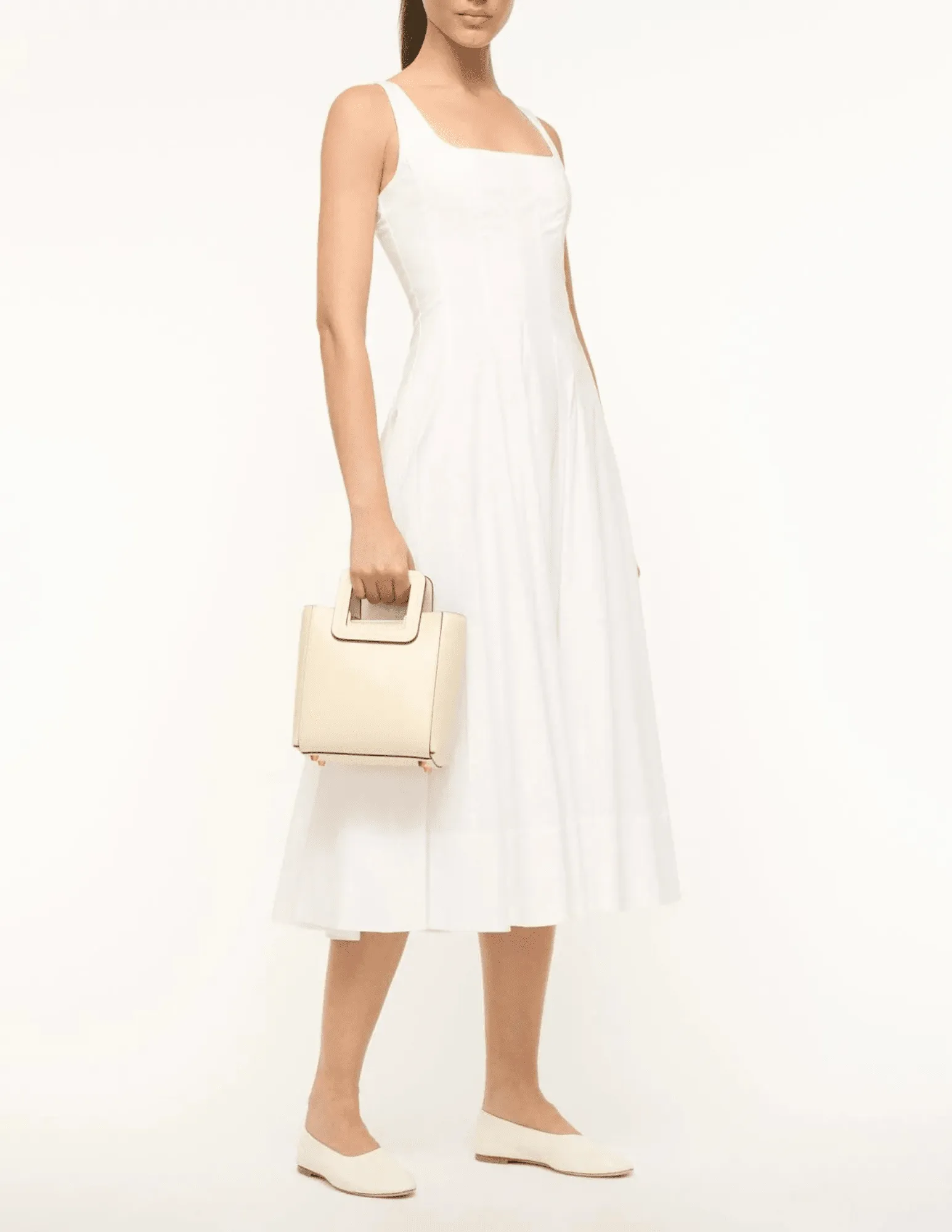 STAUD Mini Shirley Leather Bag