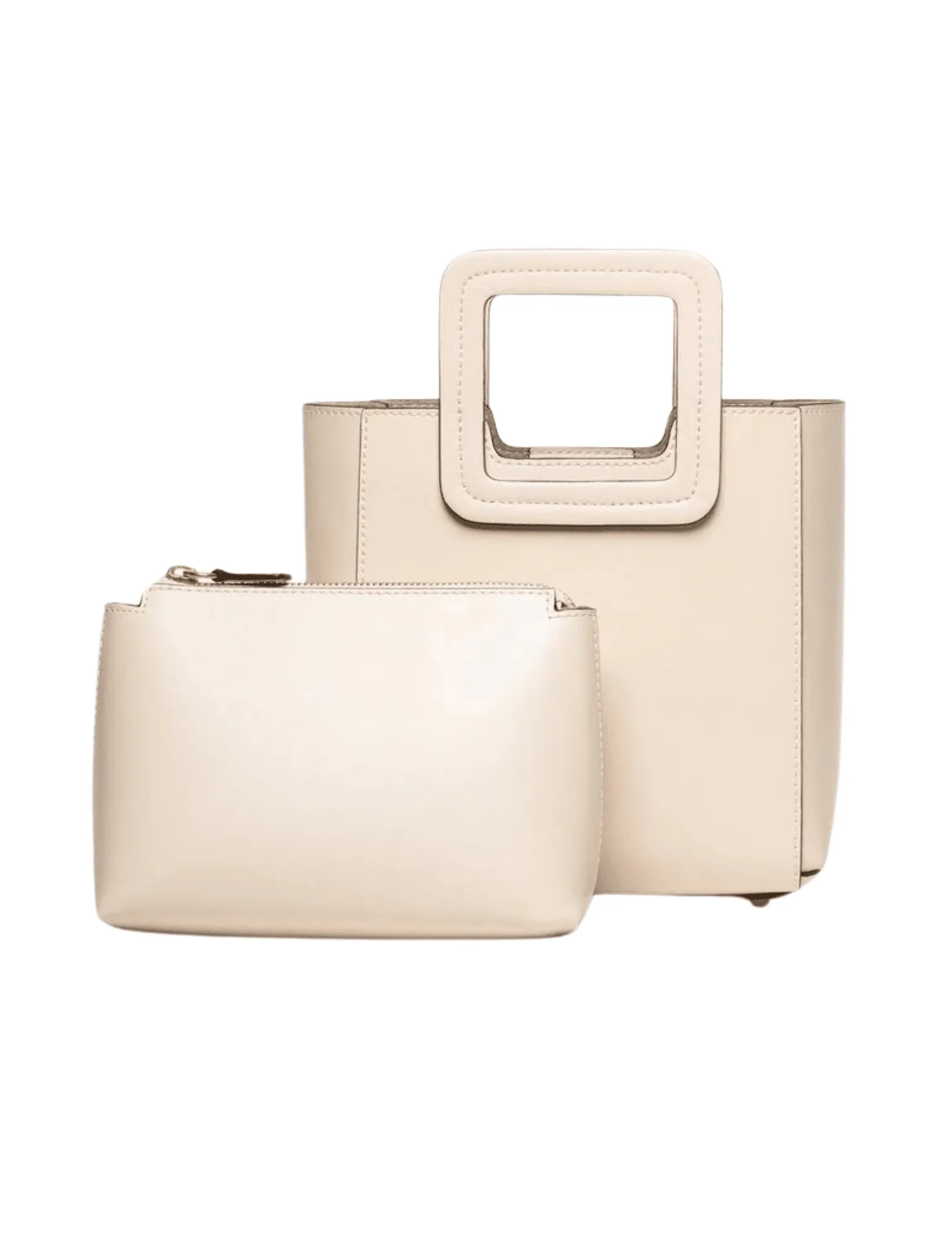 STAUD Mini Shirley Leather Bag