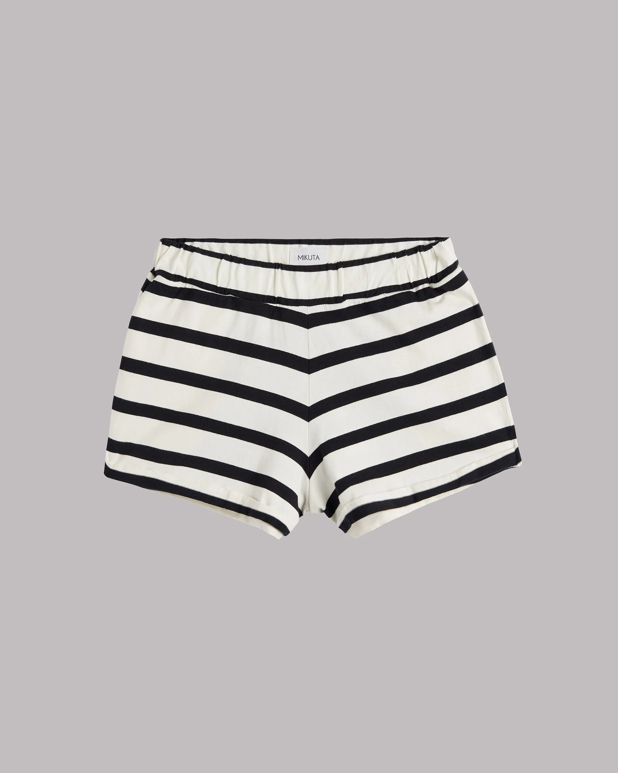The Striped Cotton Shorts
