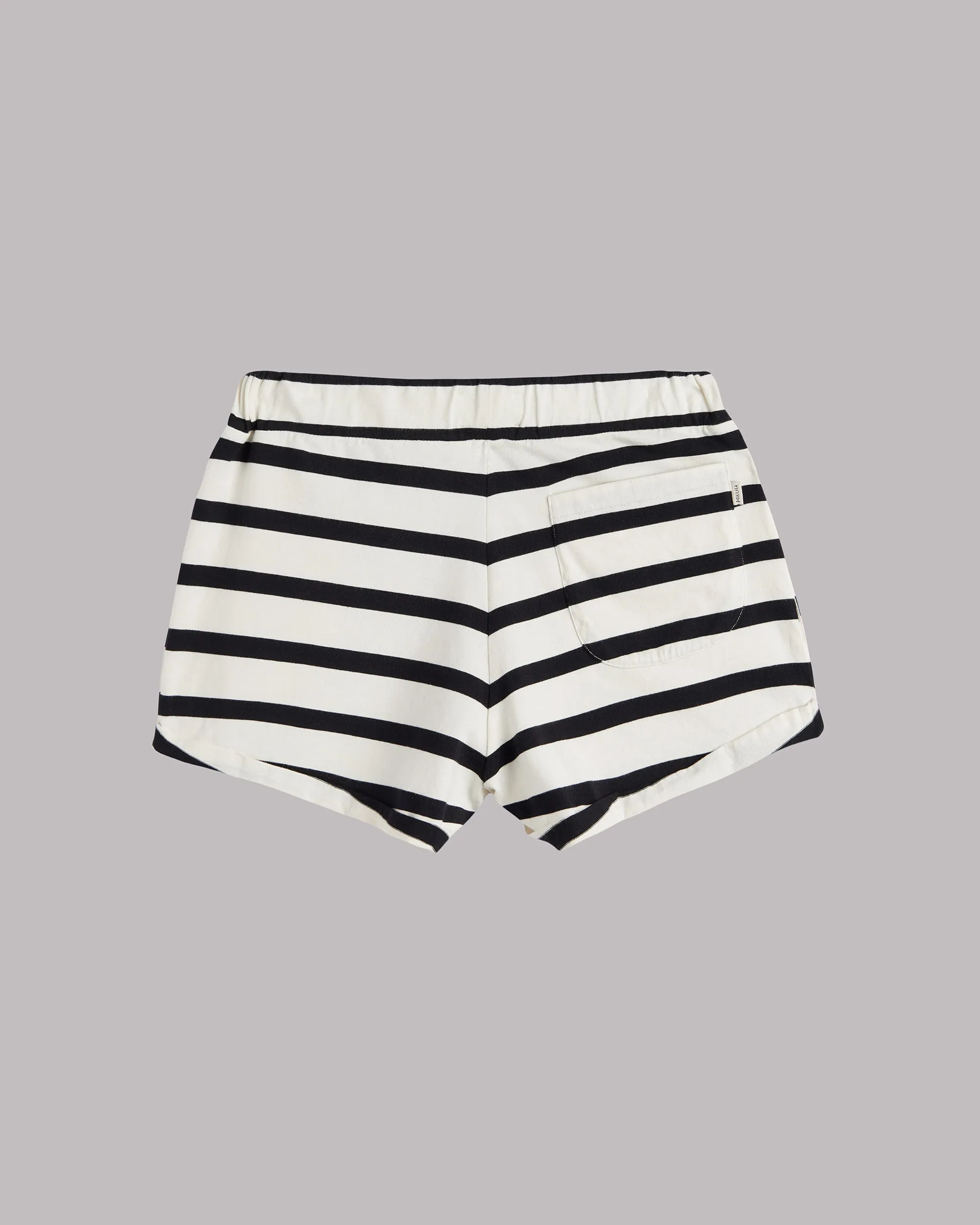 The Striped Cotton Shorts