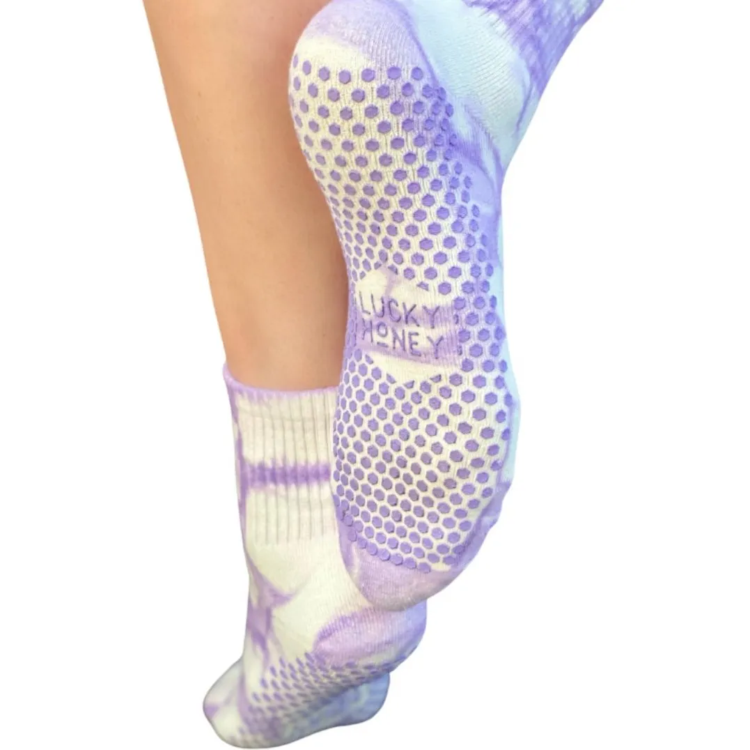Tie Dye Tube Grip Sock (Barre/Pilates)