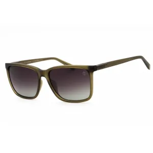 Timberland Men's Sunglasses - Grey/Other Rectangular Frame Smoke Lens | TB9280-H 20D
