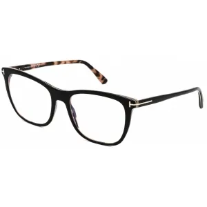 Tom Ford Men's Eyeglasses - Black/Other Acetate Square Shape Frame | FT5672-B 005