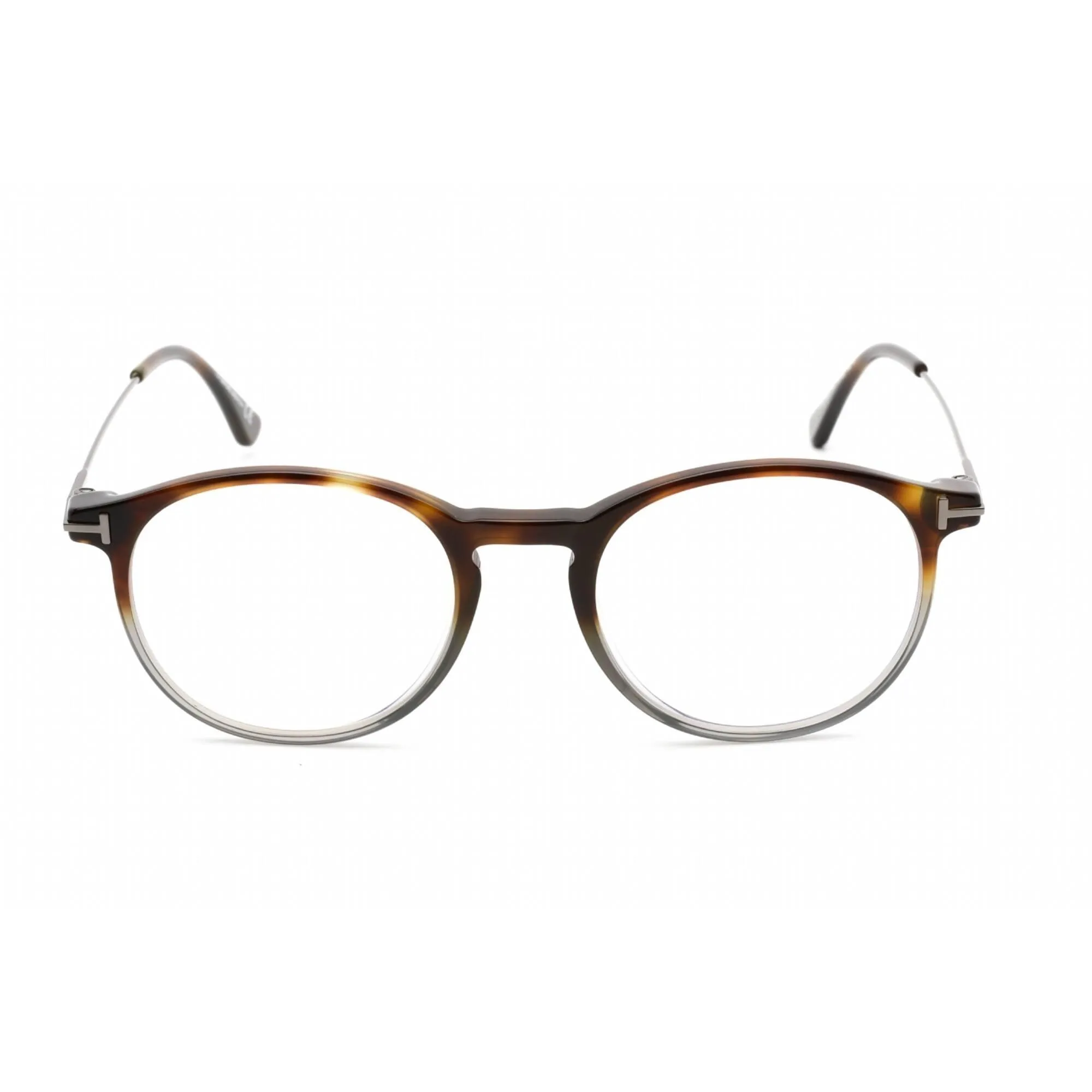 Tom Ford Men's Eyeglasses - Havana/Other Plastic Round Shape Frame | FT5759-B 056