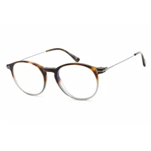 Tom Ford Men's Eyeglasses - Havana/Other Plastic Round Shape Frame | FT5759-B 056