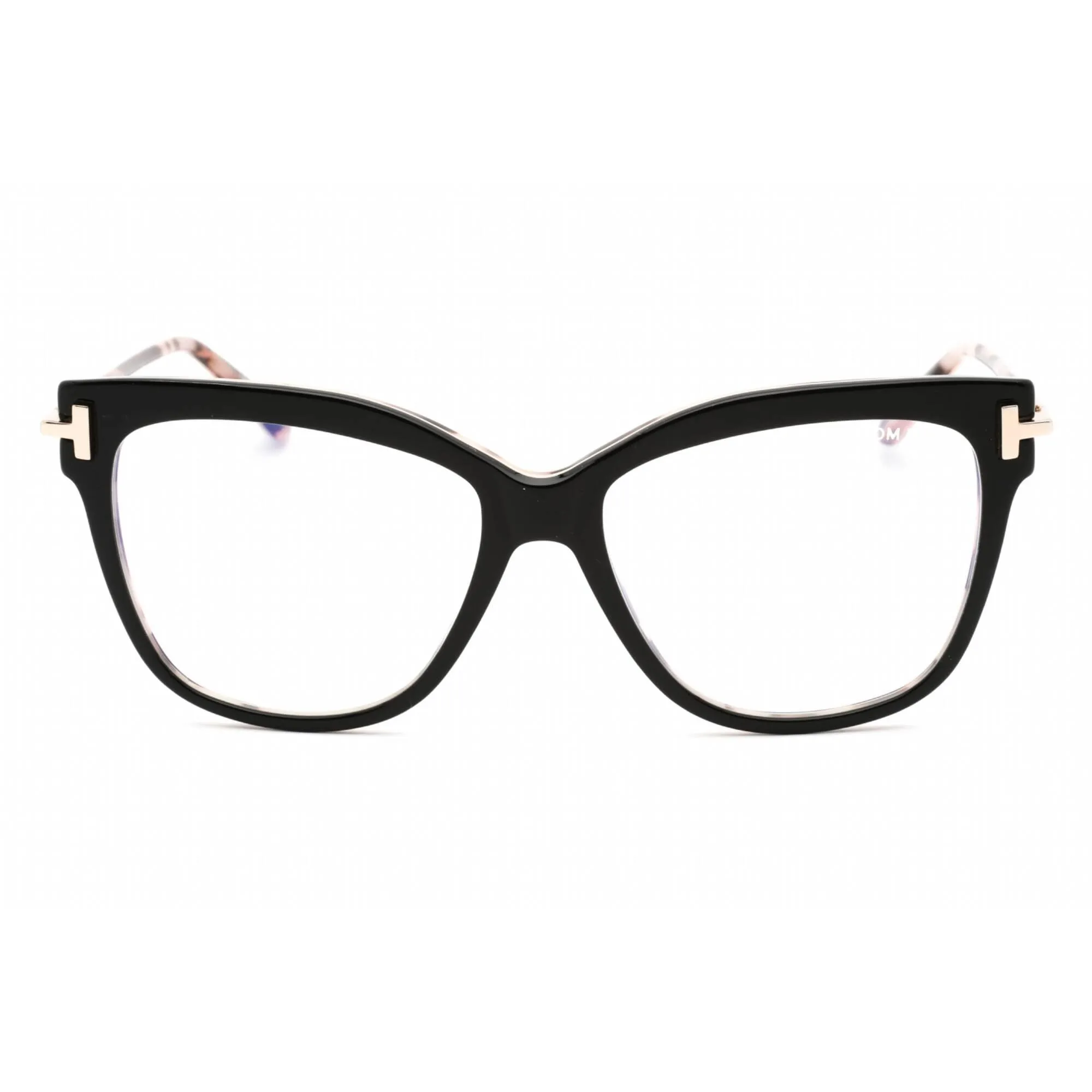 Tom Ford Women's Eyeglasses - Black/Other Plastic Cat Eye Frame | FT5704-B 005