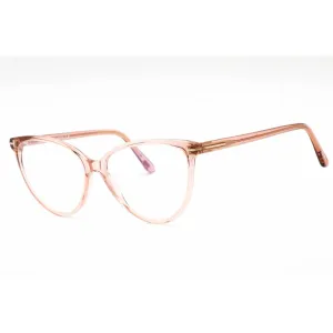 Tom Ford Women's Eyeglasses - Pink/Other Plastic Full Rim Cat Eye Frame | FT5743-B 074