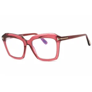 Tom Ford Women's Eyeglasses - Red/Other Plastic Cat Eye Full Rim Frame | FT5847-B 068