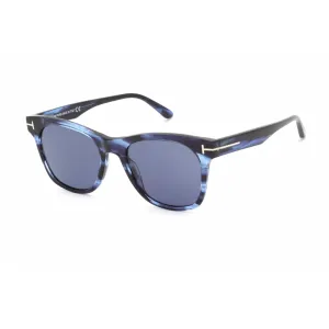 Tom Ford Women's Sunglasses - Blue Havana Rectangular Frame Blue Lens | FT0833 92V