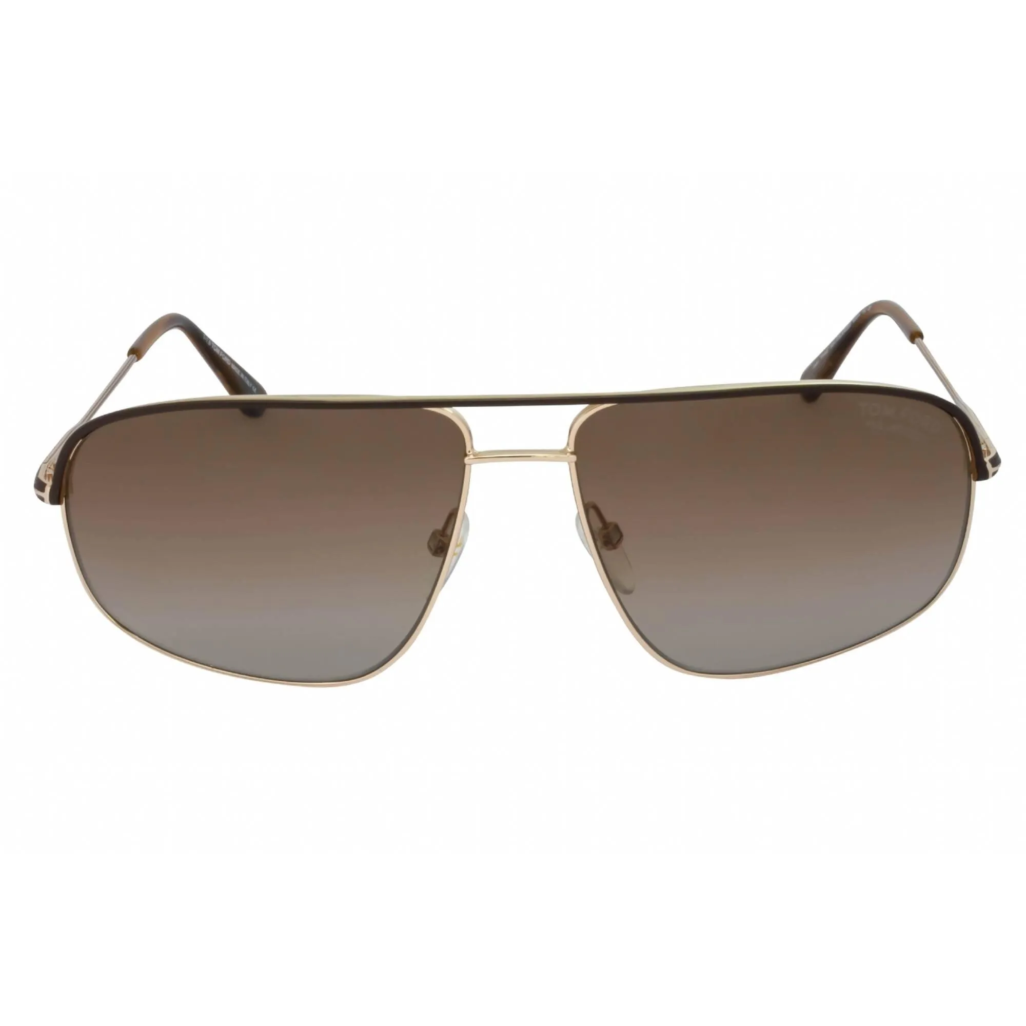 Tom Ford Women's Sunglasses - Dark Brown/Other Aviator Shape Frame | FT0467 JUSTIN 50H