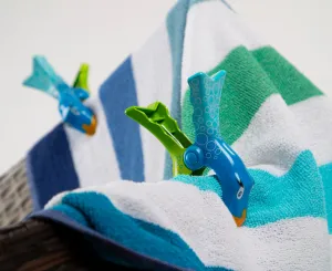 Tracker Beach Towel Clip Bubbles