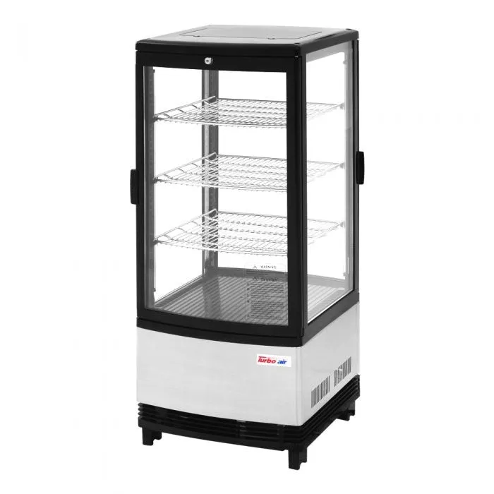 Turbo Air CRT-77-2R-N Diamond Glass Refrigerated Countertop Merchandiser, 17"