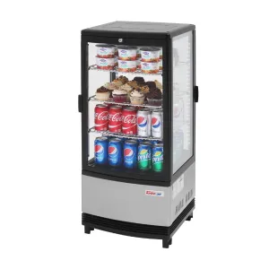 Turbo Air CRT-77-2R-N Diamond Glass Refrigerated Countertop Merchandiser, 17"
