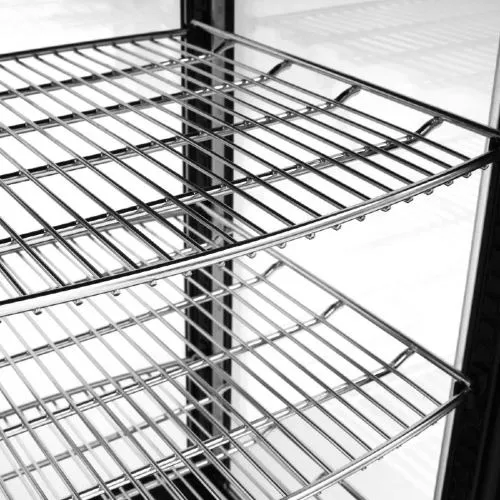 Turbo Air CRT-77-2R-N Diamond Glass Refrigerated Countertop Merchandiser, 17"