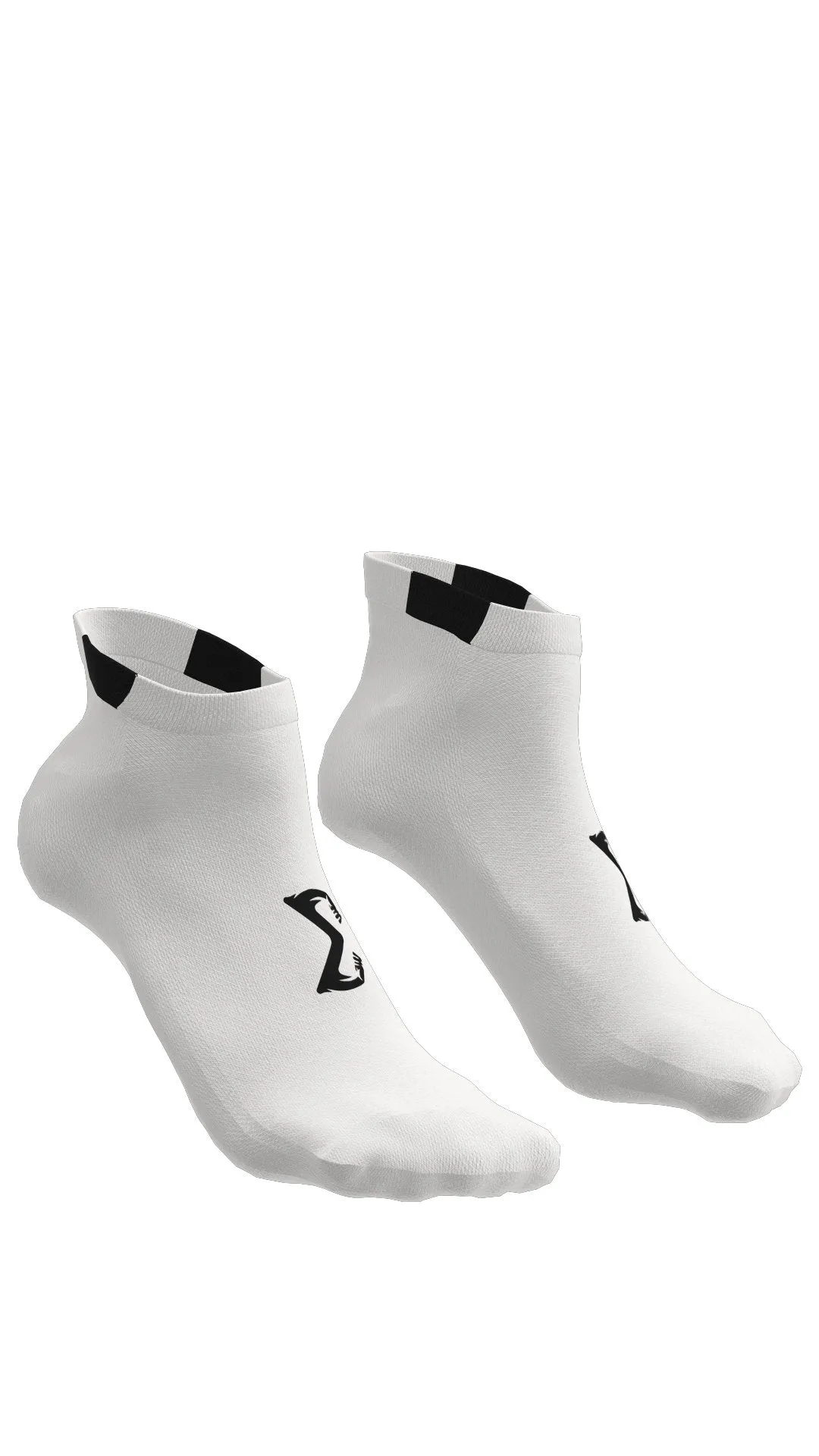 White Sigma Ankle Socks