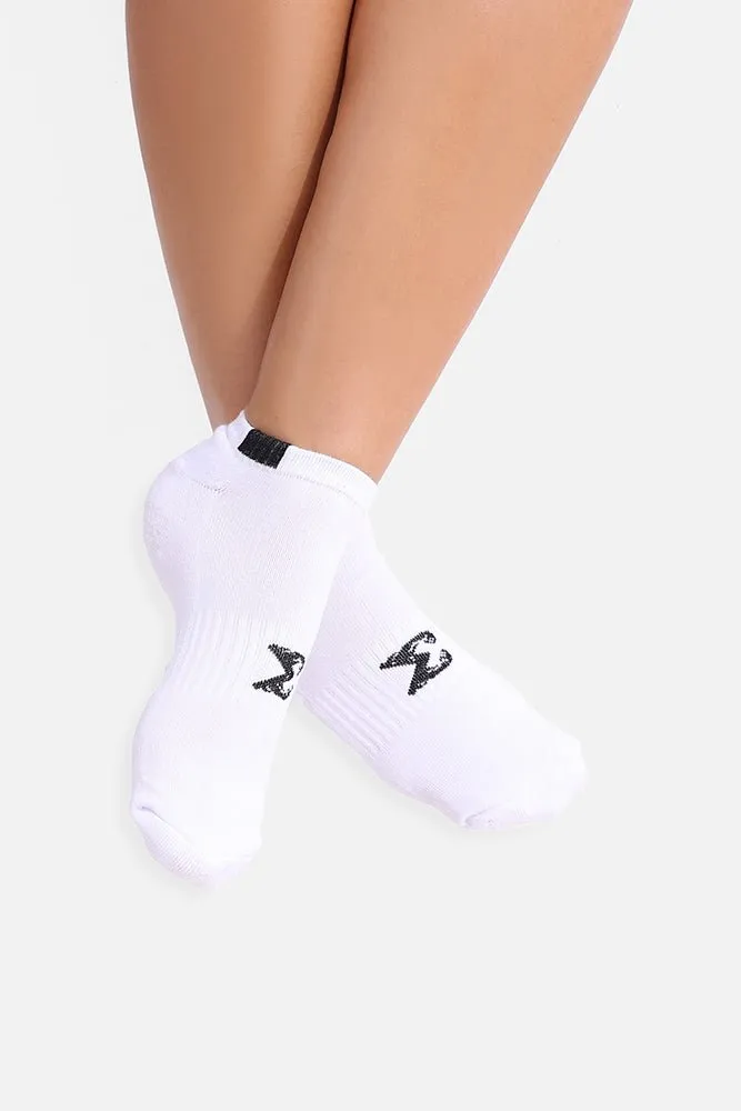 White Sigma Ankle Socks