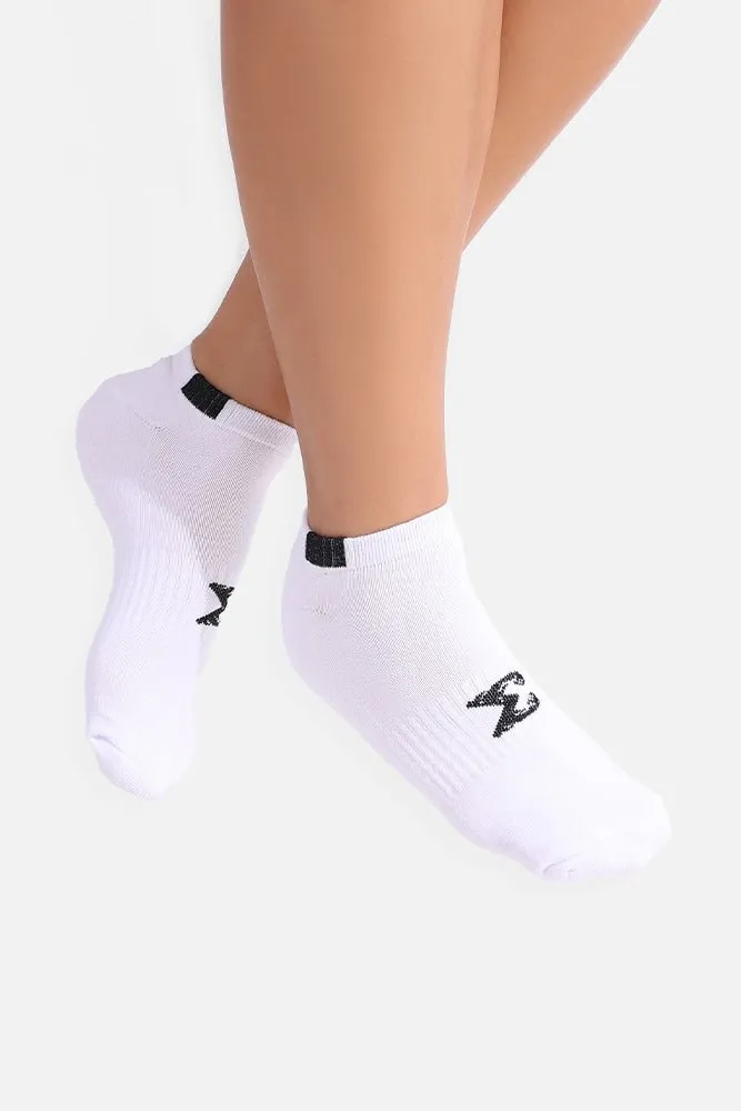 White Sigma Ankle Socks