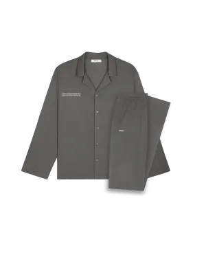 Womens 365 Lightweight Long Pyjama Set—atmosphere grey
