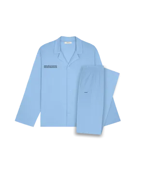 Womens 365 Lightweight Long Pyjama Set—lake blue