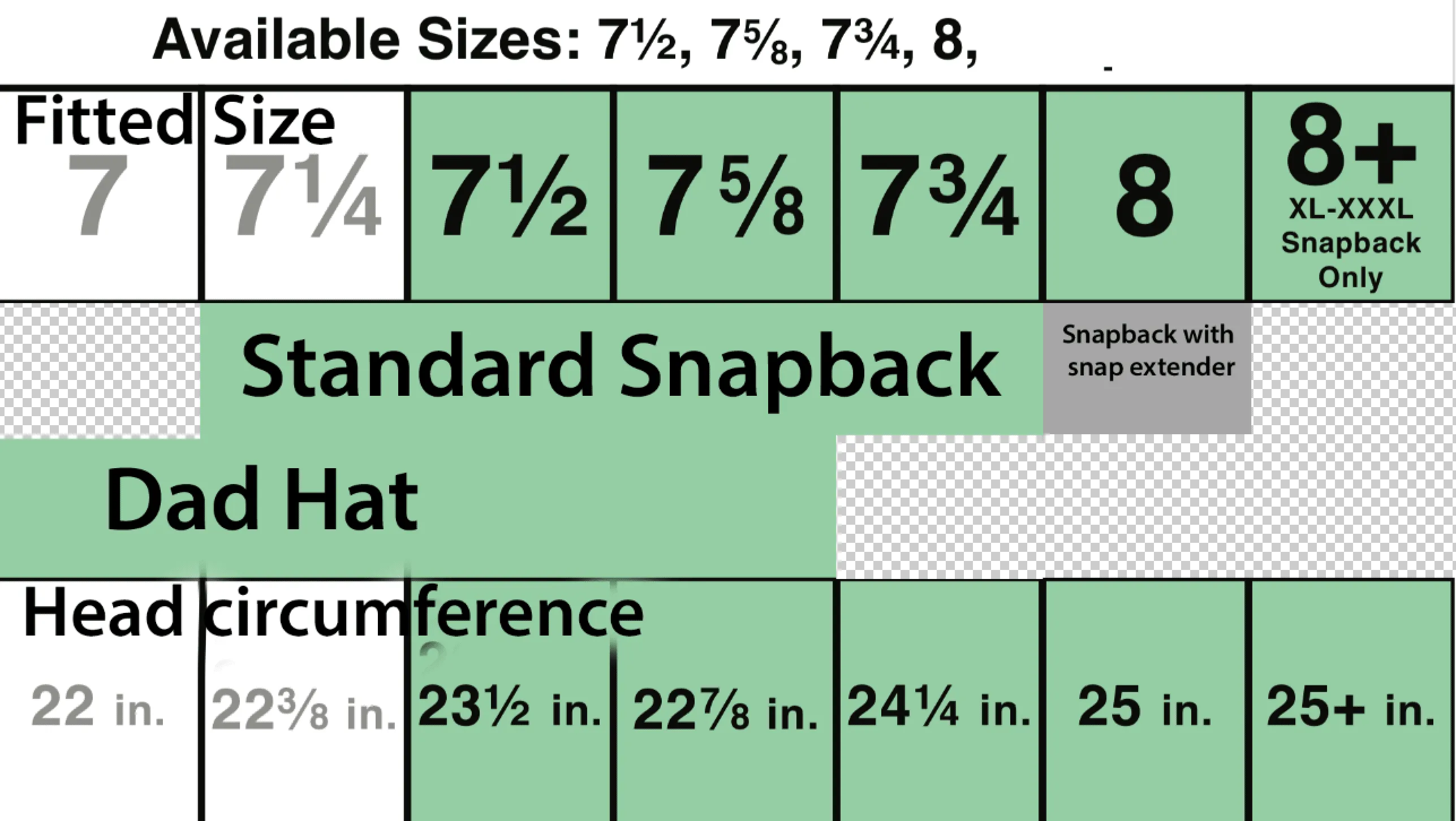 XXXL Snapback (Multiple Styles)